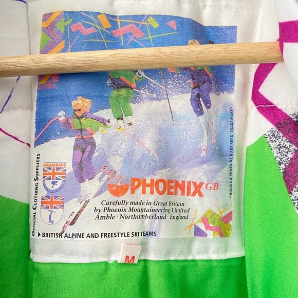 Phoenix Gore-Tex Ski Jacket Padded Multicolour Size Medium Vintage - Picture 2 of 12